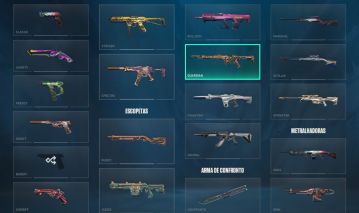 Conta valorant com faca rgx e karambit saqueadora