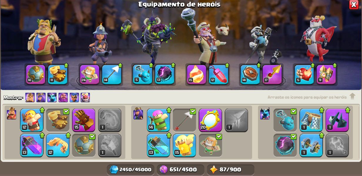 CONTA CLASH OF CLANS CV15 FULL