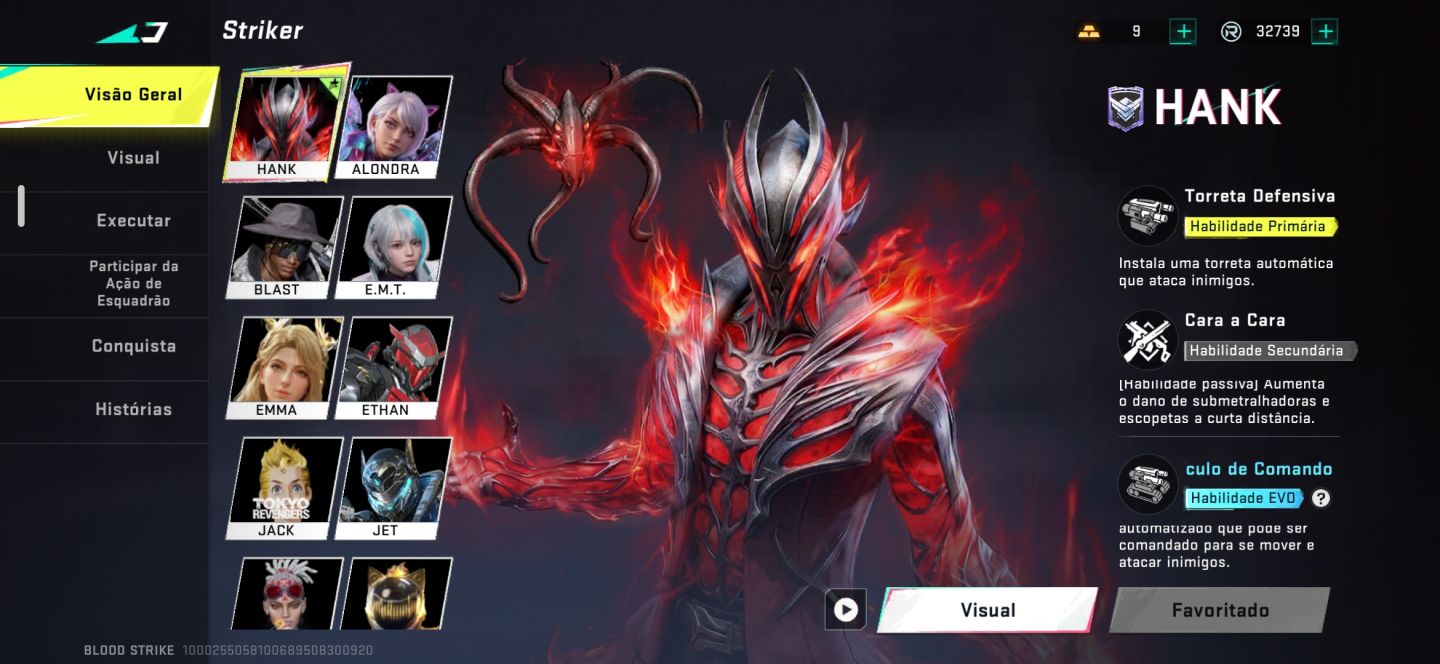Conta Rara de blood strike