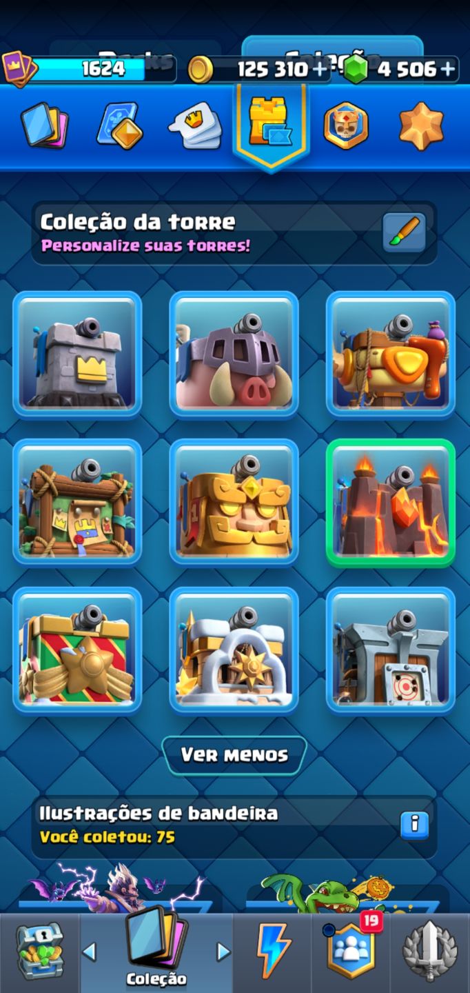 CLASH ROYALE CONTA 10 anos