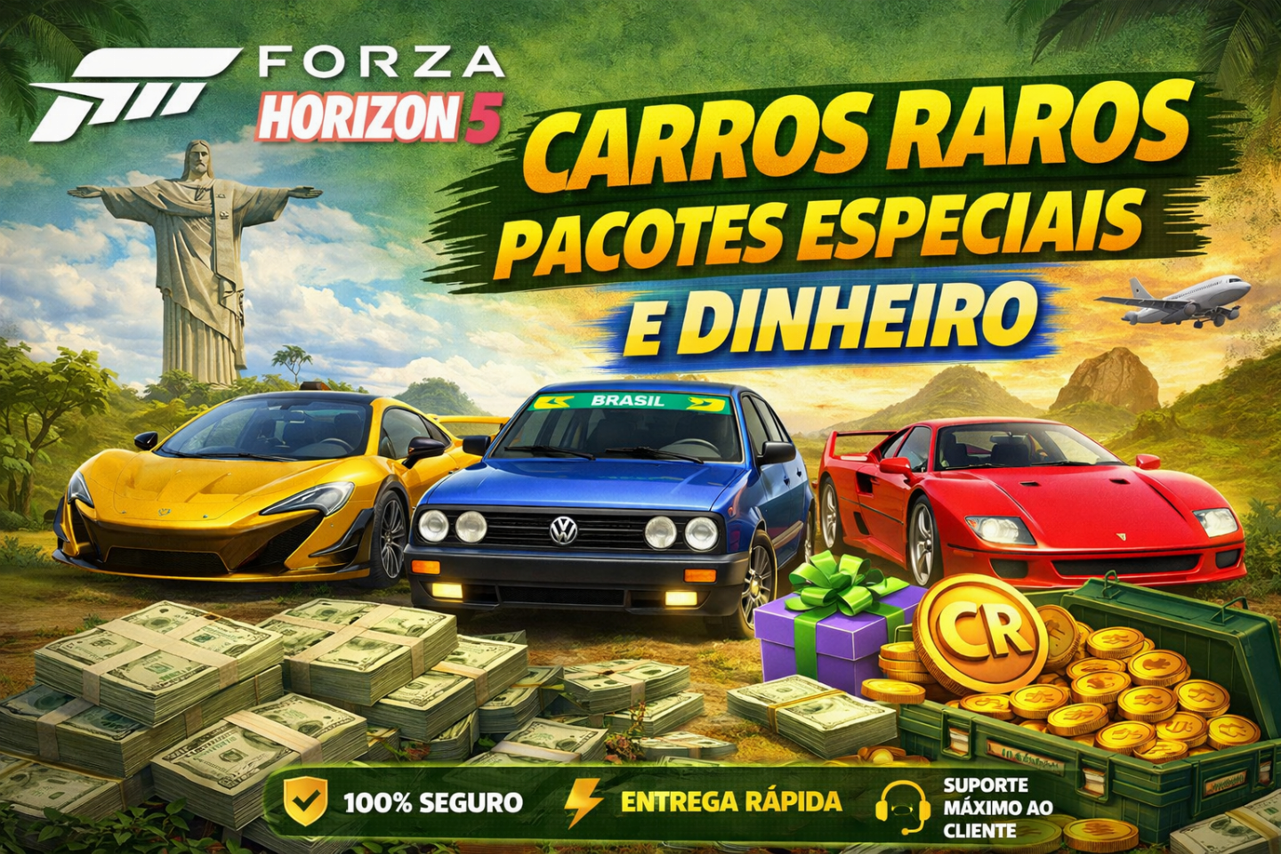 FORZA HORIZON 5: DINHEIRO + VEÍCULOS RAROS | MELHOR PREÇO ENTREGA RAPIDA!!!