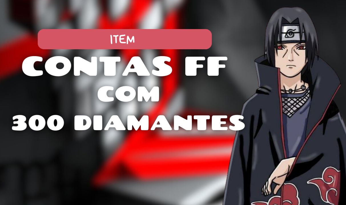 (PROMOÇÃO) CONTA FREE FIRE COM 300 DIAMANTES + TROCA NICK