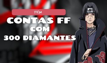 (PROMOÇÃO) CONTA FREE FIRE COM 300 DIAMANTES + TROCA NICK