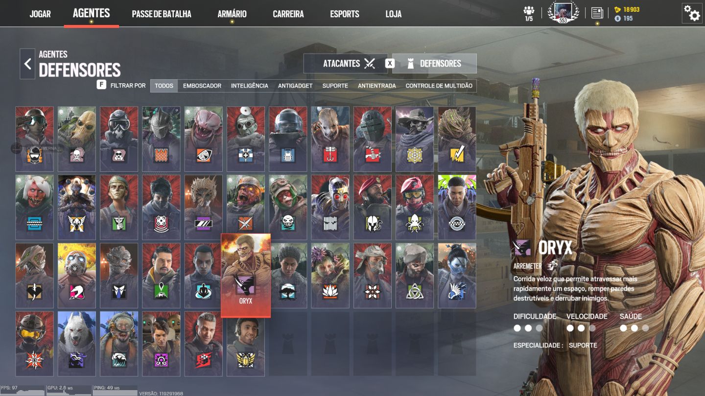 CONTA R6 LVL 553