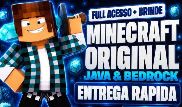 [PROMOÇÃO] MINECRAFT PERMANENTE & ORIGINAL + BRINDE - JAVA & BEDROCK