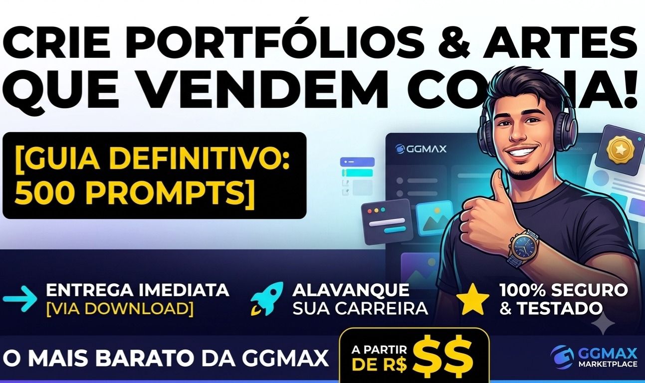 [ENTREGA AUTOMÁTICA] 500 PROMPTS DE IA PARA ARTES & PORTFÓLIO