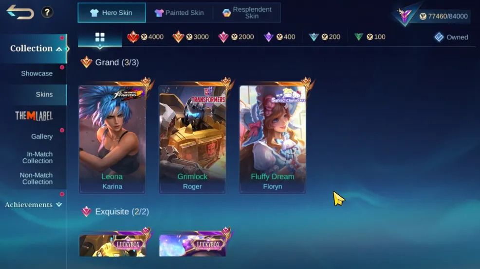 Floryn Sanrio - EX IMORTAL - FULL EMBLEMAS - FULL HEROIS