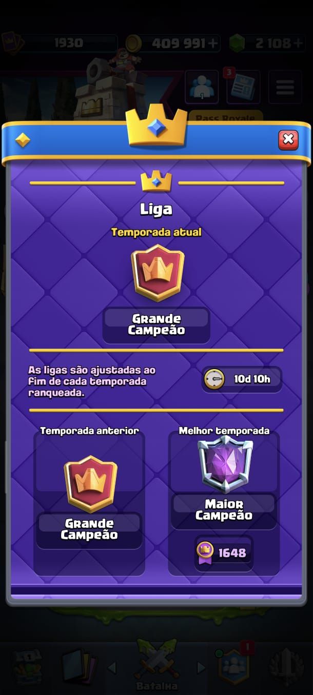 CONTA CLASH ROYALE | NIVEL 1930 | 48 CARTAS LVL 16 | 31 EVOLUÇÕES | 8 ANOS