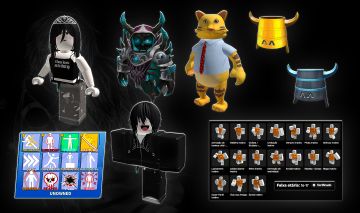 CONTA COM KORBLOX DEATHSPEAKER E MUITOS ITEMS! (DETALHES NA DESCRIÇÃO)