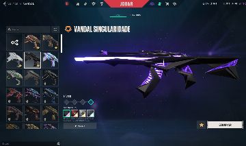 CONTA DE VALORANT COM SKINS DE PHANTOM VANDAL FACA E SHERIFF