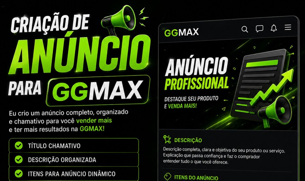 Criação de Anúncio para ggmx