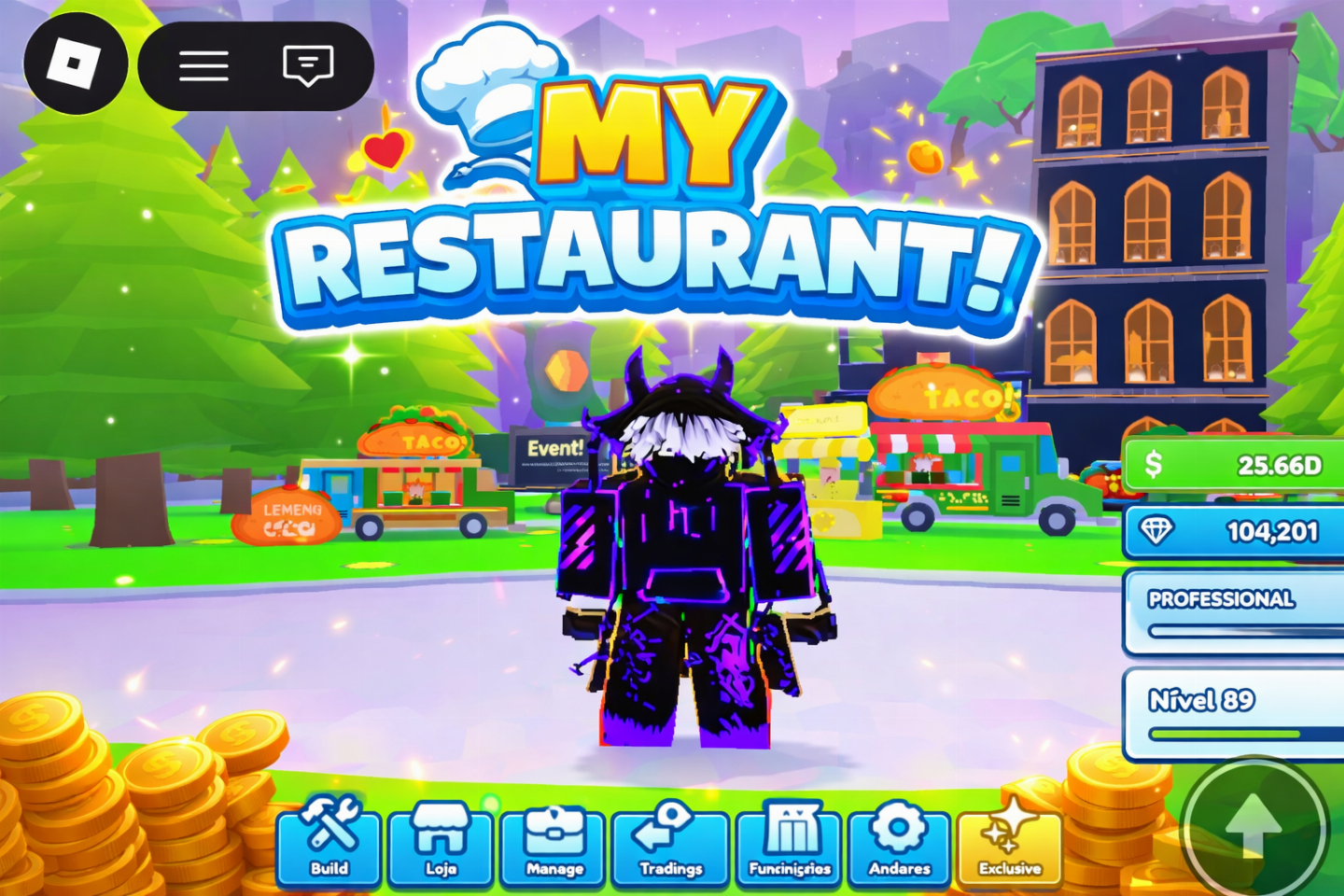 My Restaurant Roblox | Sets + Itens | Entrega Rápida 24h