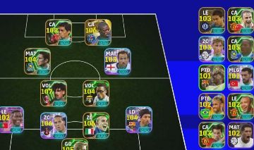 CONTA EFOOTBALL MUITO FORTE SUÁREZ 108 + DEMBÉLÉ 106