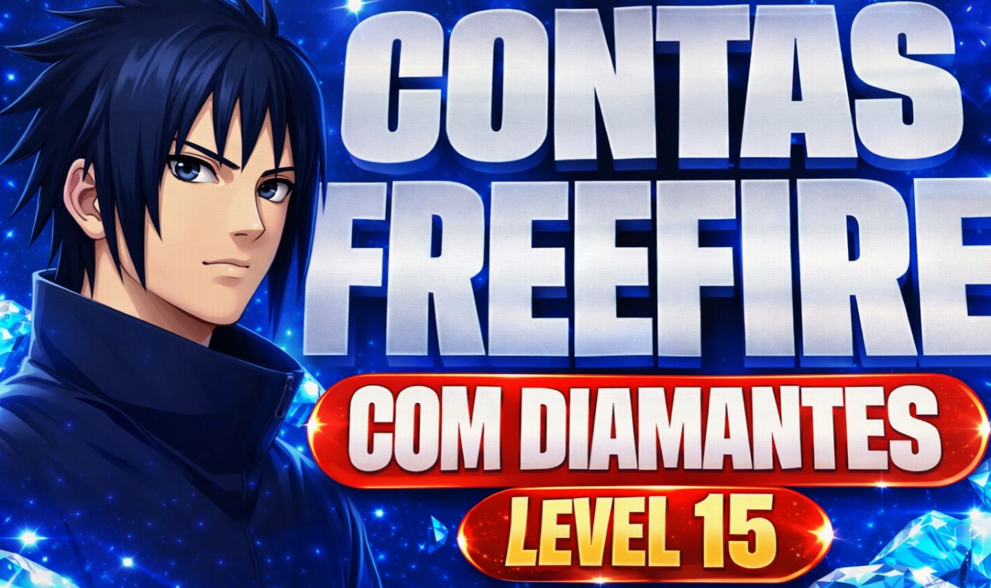 (CONTAS FREE FIRE + SKIN REI CAVEIRA + TROCA NICK )