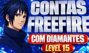 (CONTAS FREE FIRE + SKIN REI CAVEIRA + TROCA NICK )
