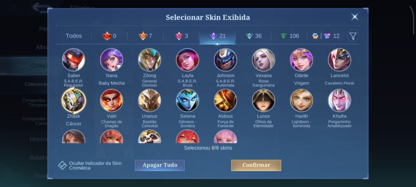 Conta imortal main mid full emblema ativo | Mobile Legends - MLBB