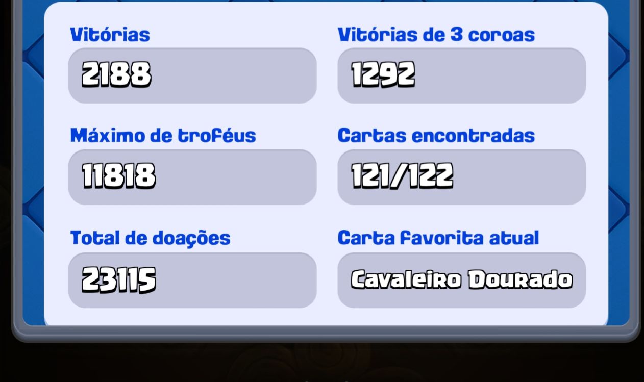 Conta Clash royale arena 28