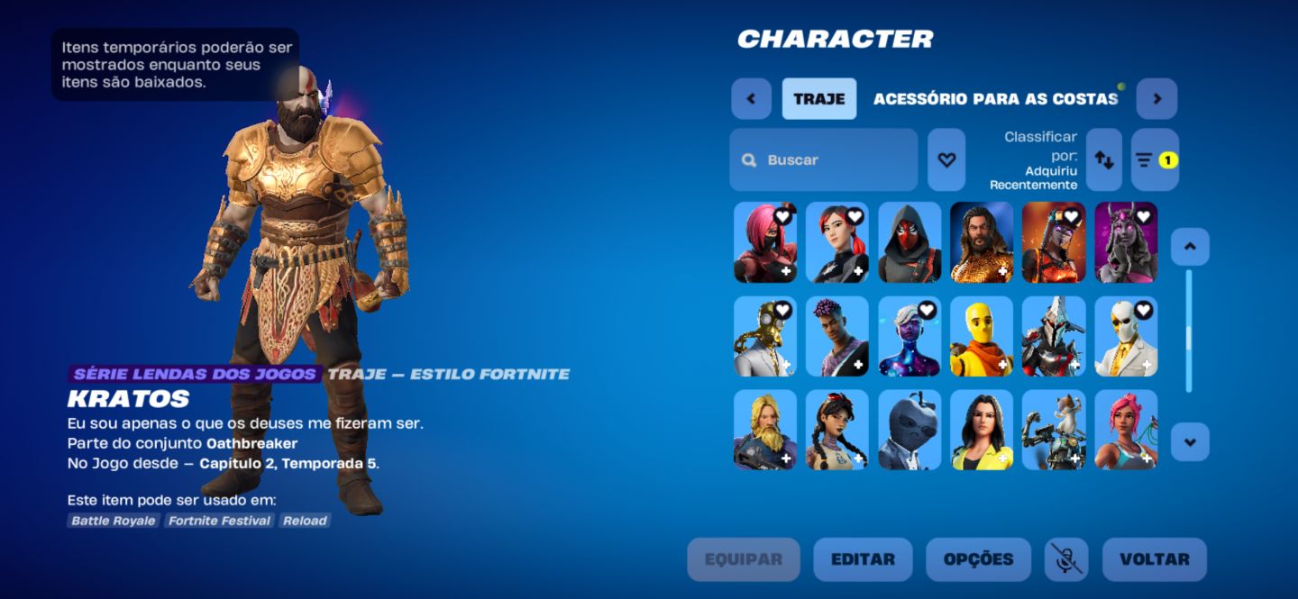 SALVE O MUNDO FUNDADOR, 243 Skins, Peixoto World Cup, Marvel, Kratos