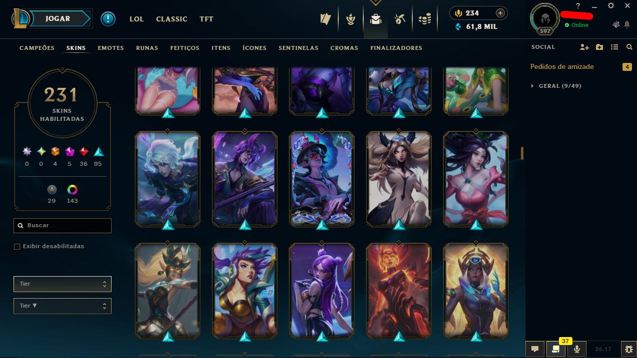 Conta de Lol/Valorant/Full Acesso / Bundle Champions 26 / Entrega Rápida