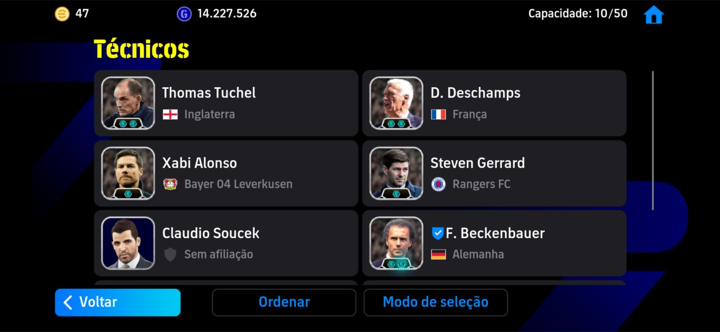 Conta FULL, efootball mobile, vários épicos, vem negociar
