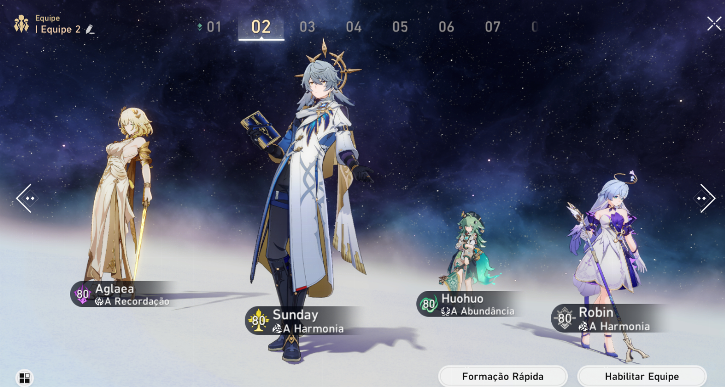 CONTA HONKAI ENDGAME LVL 70