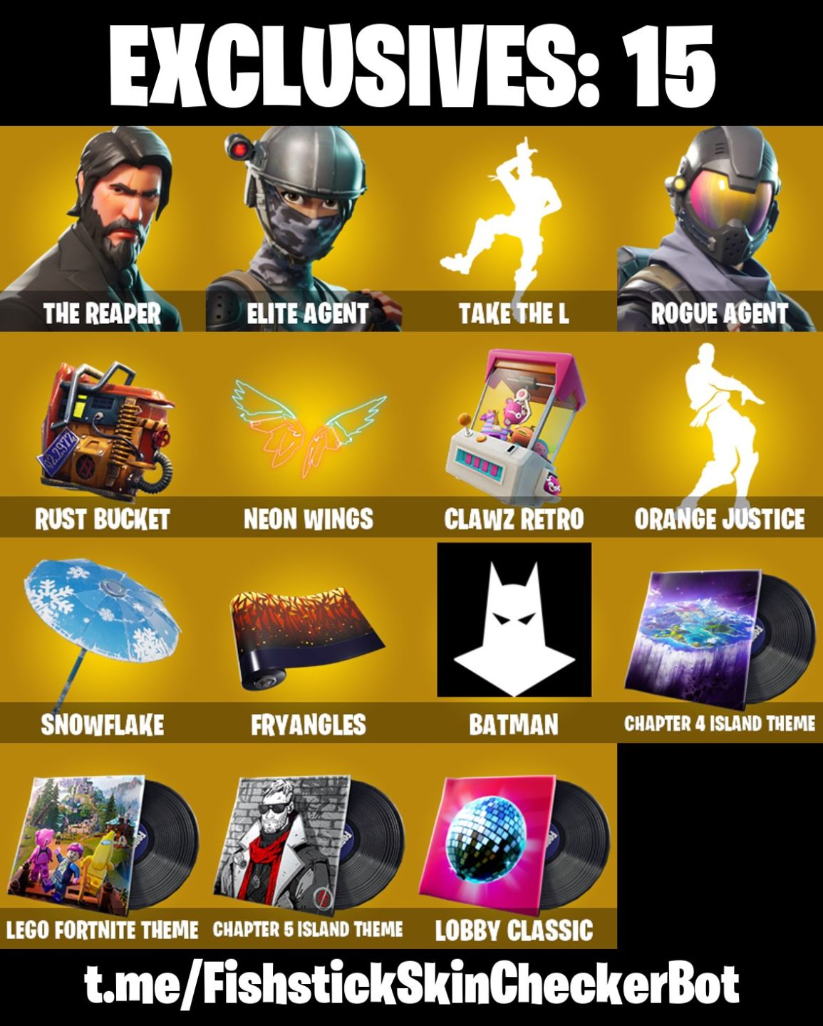 Conta Fortnite com The Reaper | Elite Agent | Rogue Agent | Dark Voy e 19 Skins