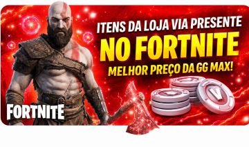 VBUCKS (ITENS DA LOJA) VIA PRESENTE NO FORTNITE -PROMOÇÃO MAIS BARATA, CORRE