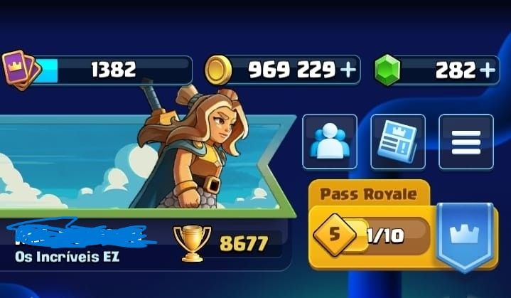 CONTA DE CLASH ROYALE 8,5K DE TROFEUS TOP!!!!!