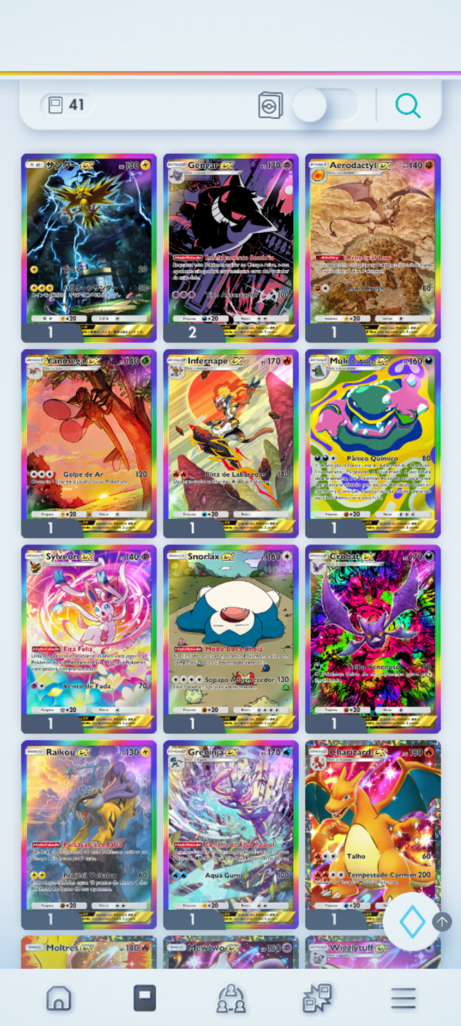 Conta TCG Pokémon LvL 52