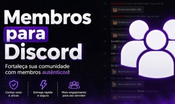 FAÇA SEU DISCORD CRESCER: Membros Reais e Engajamento Garantido!
