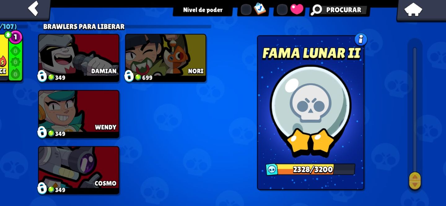 PROMOÇÃO CONTA BRAWL STARS GEMADA | 32K TROFÉUS | 103/107 BRAWLERS | 57 MAX