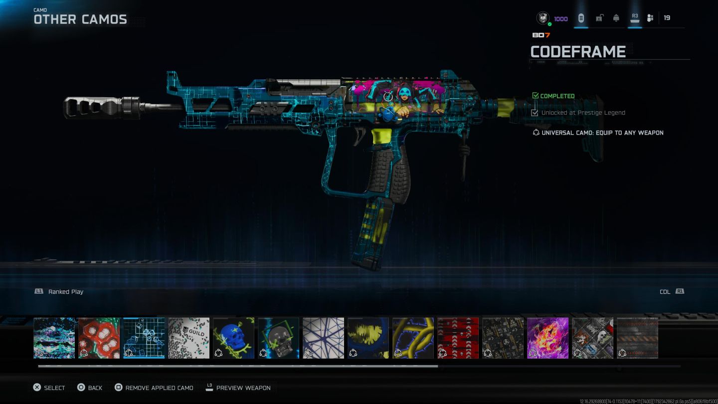 CONTA COM NUKE, DIVERSOS BANDLE,IRID,4 CAMU DE MAESTRIA E DIVERSOS OUTROS ITENS