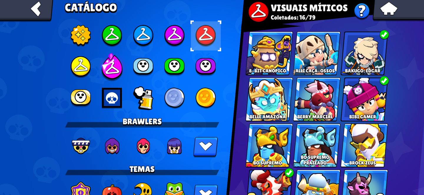 Conta Brawl Stars Fama alien semi full