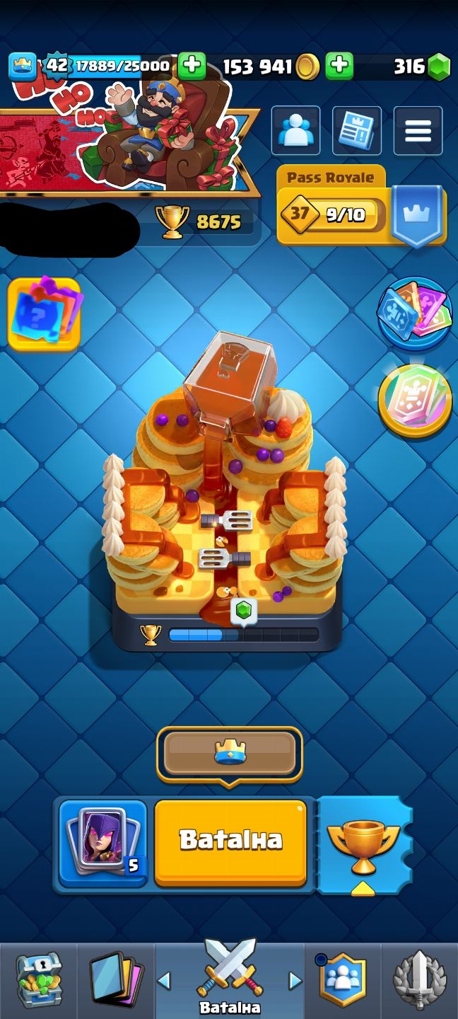 8.7K Troféus | KT 14 | Level 42 | 9 Evoluções | 121 Cartas Liberadas | 31 Emotes