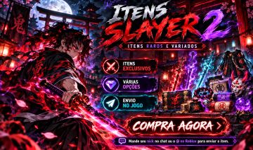 Slayer 2 Items so cola melhor preço do mercado !!