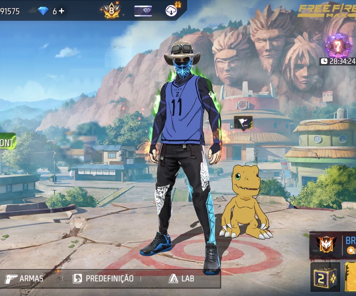 Conta prime 8 raiz ff