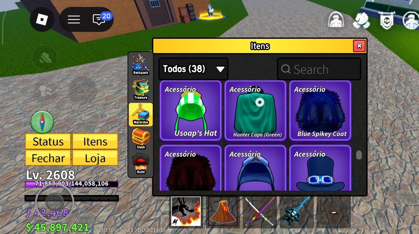 CONTA ROBLOX | LVL 2608 MAX | BLOX FRUITS CYBORG V4 DESP | CDK + TTK | 45M