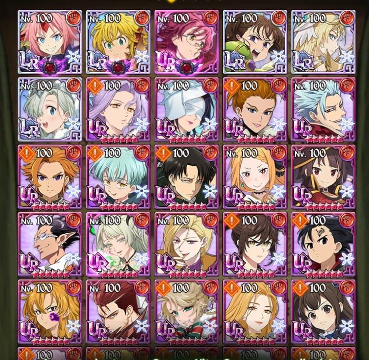 CONTA THE SEVEN DEADLY SINS: GRAND CROSS, 13M CC BOX + e DIVERSAS COLLABS!
