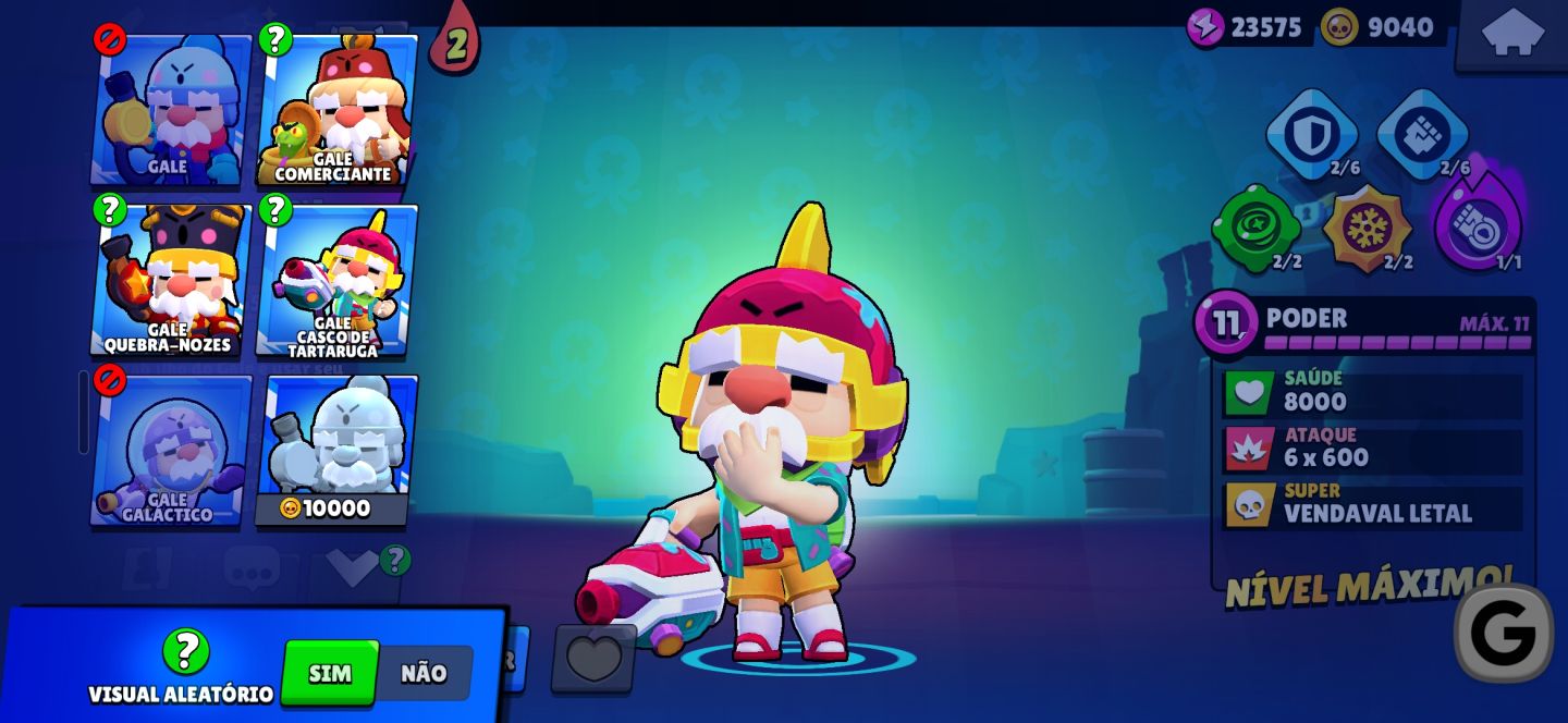 Conta quase full de Brawl Stars, criada em 2019
