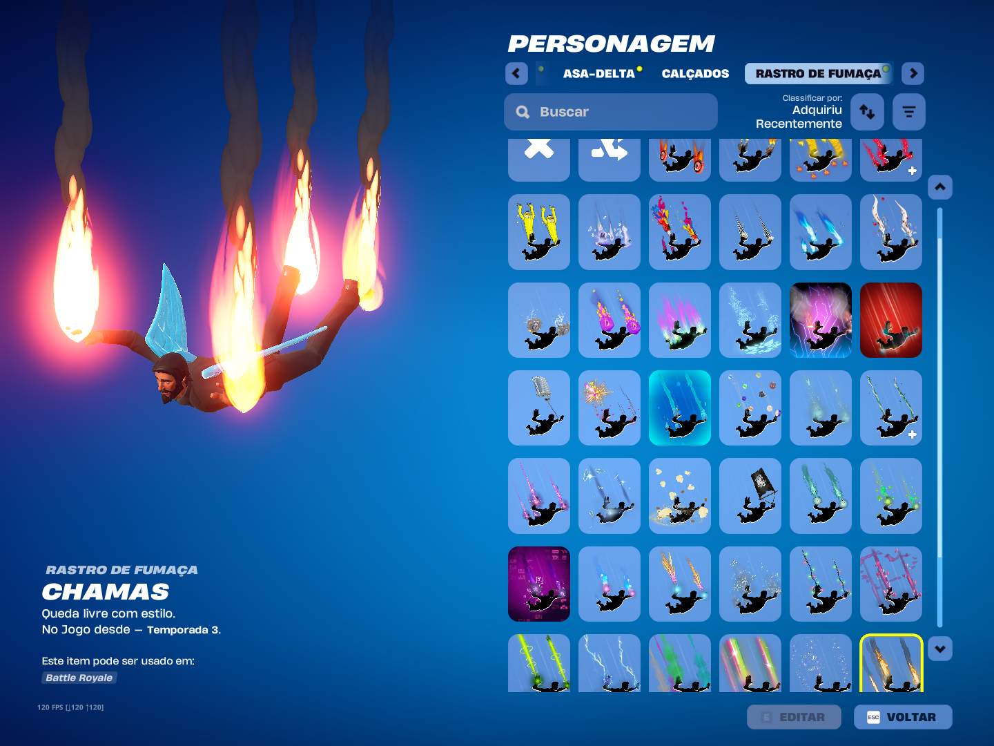 Conta S3 e algumas skins e temporadas