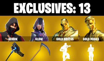 CONTA FN COM 102 SKINS-IKONIK GLOW-GOLD BRUTUS-TRYHARD