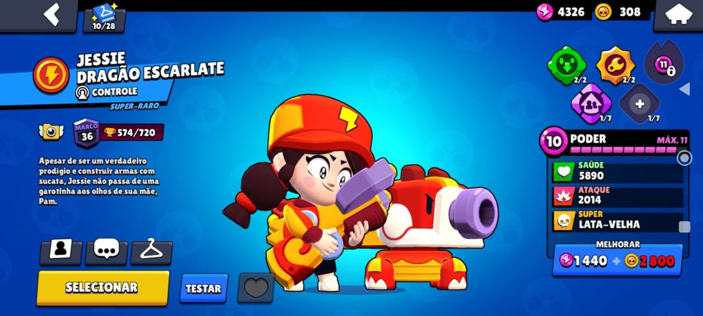 Conta rara com bastante Eskins e muito+