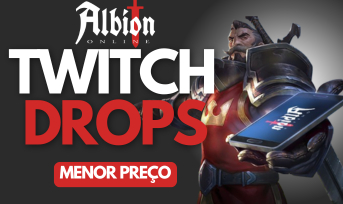 [MENOR PREÇO] ALBION ONLINE TWITCH DROPS / AUTOFARM 30 DIAS / 7-68 BAUS