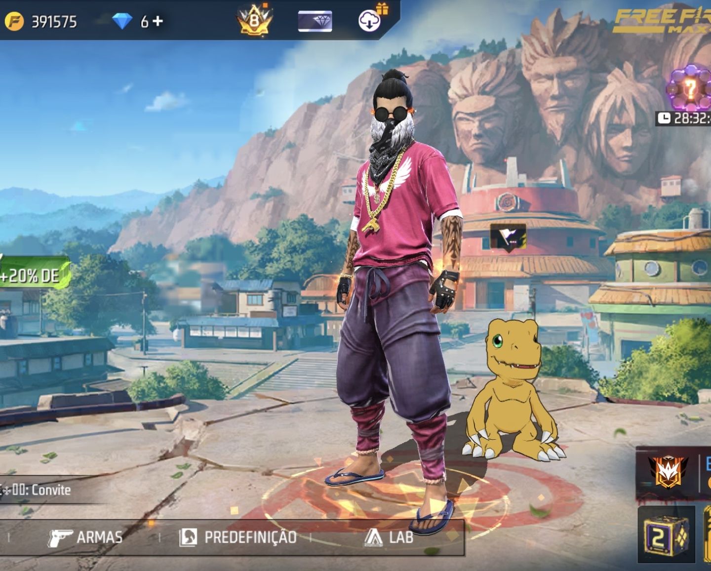 Conta prime 8 raiz ff