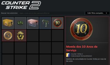 CONTA ANTIGA 2008 - CS2 PRIME COM 3 MEDALHAS + PREIMIER DISPONÍVEL! + BRINDE!