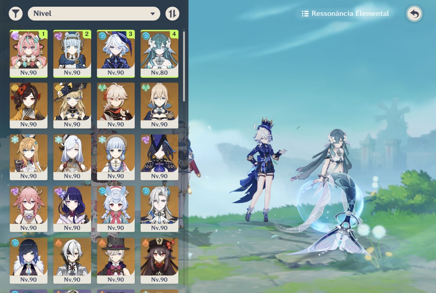 Conta Genshin ar60 || server América