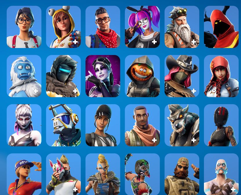 Conta OLD Fortnite (Season 3+ 200 skins)
