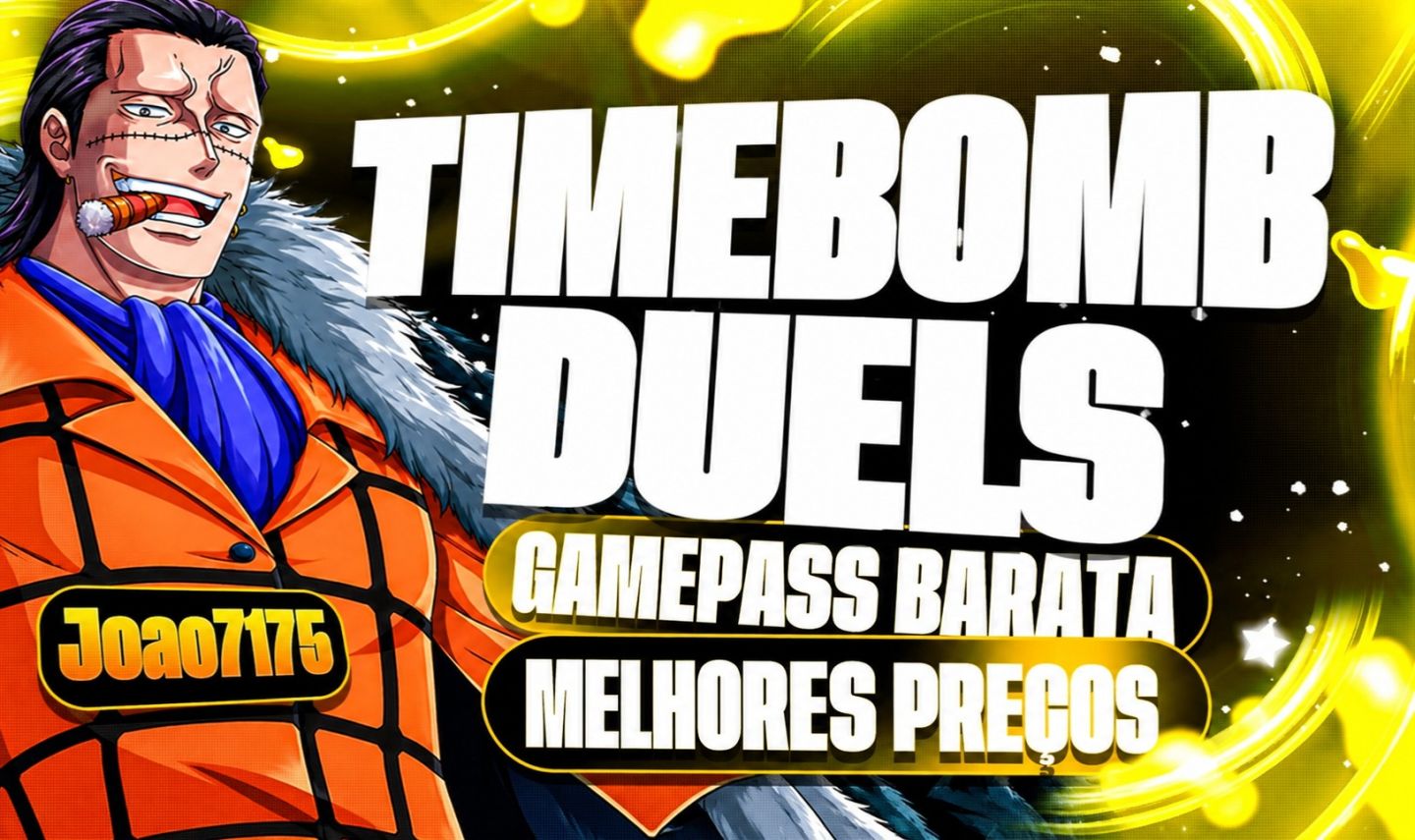 TIMEBOMB DUELS - DUELOS DE BOMBA-TEMPO (GAMEPASS) ( MELHORES PREÇOS) (ROBLOX) TD