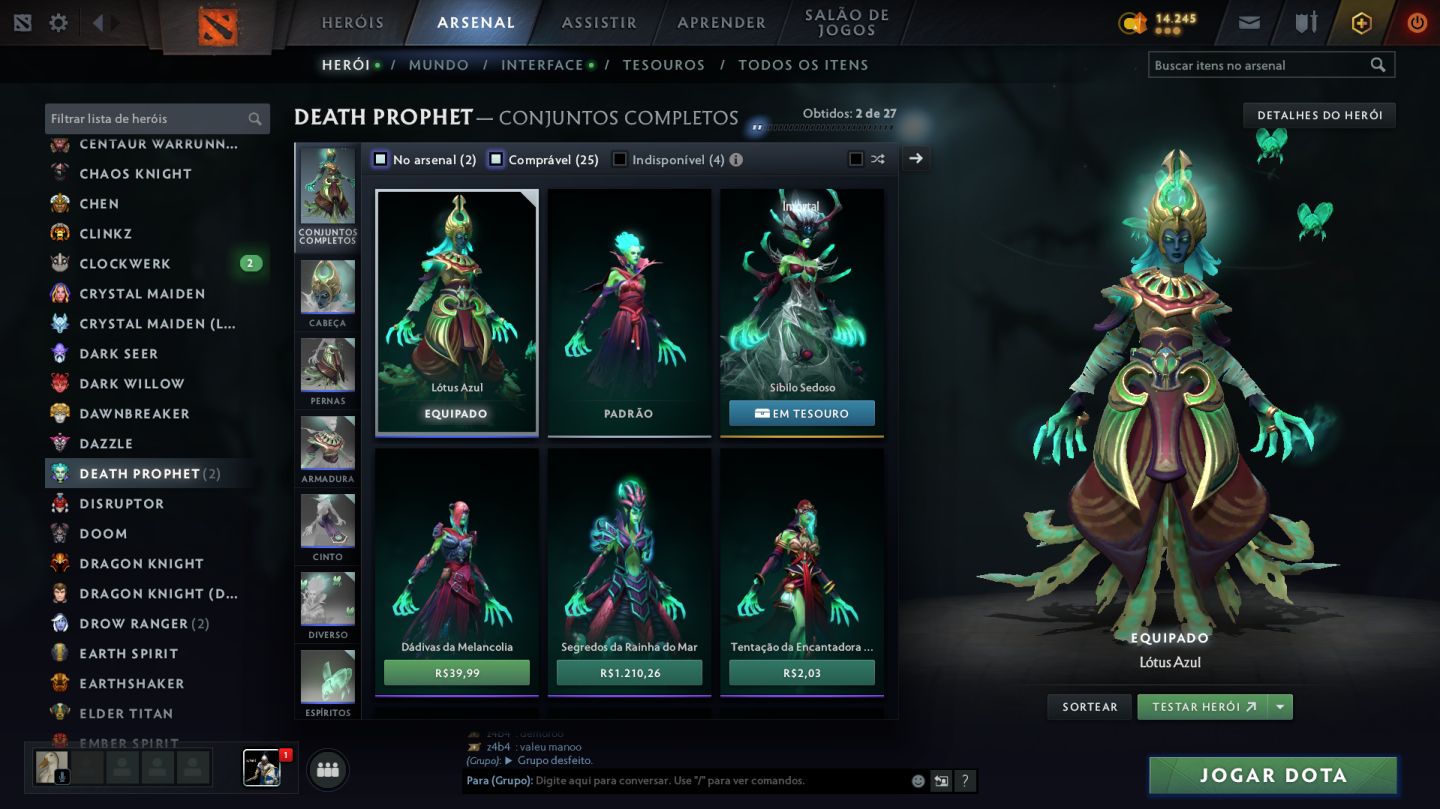 CONTA ARCONTE 3 - DOTA 2 2k.708 MMR - 8.181/8.181 BEHAVIOR
