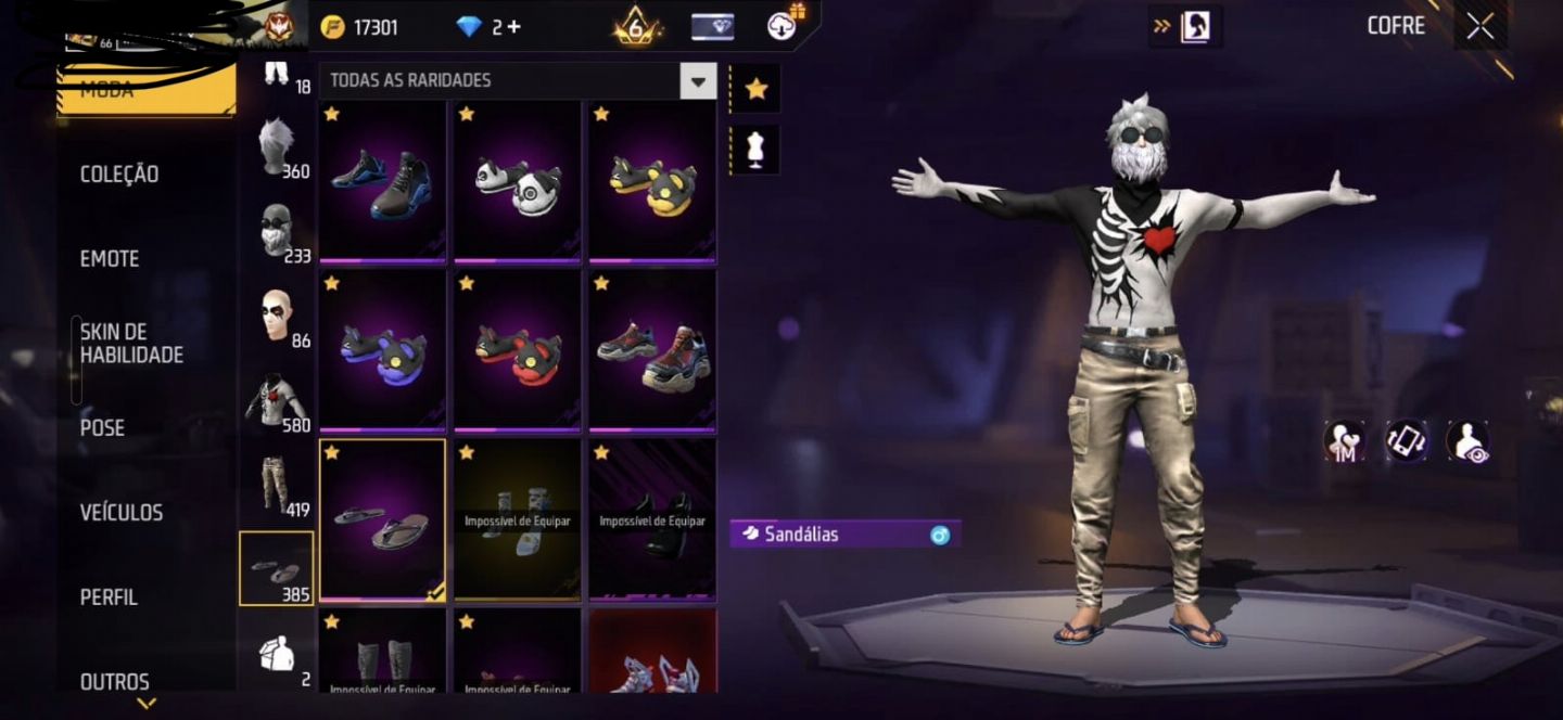 CONTA RARA FREE FIRE - FULL ACESSO (RARA E ANTIGA)